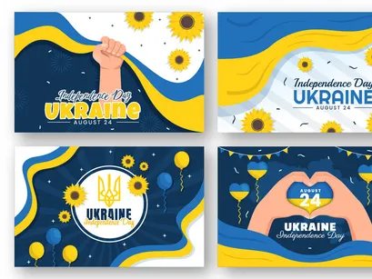 16 Ukraine Independence Day Illustration