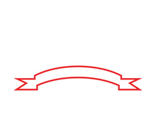 Red ribbon Vector illustration