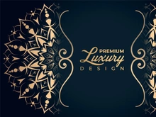 Luxury mandala background Premium Vector