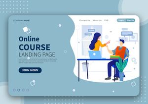 [Vol. 15] Online Learning - Landing Page Illustration