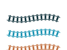 Train way icon vector for designer