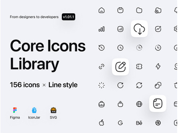 Core Icons Library preview picture