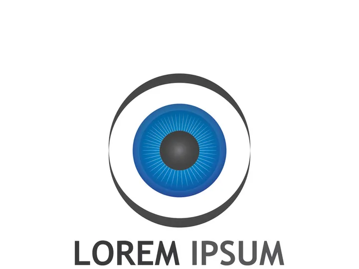 Eye logo with modern concept.