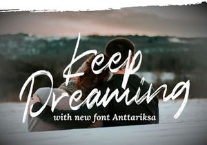 Anttariksa - Brush Script Font