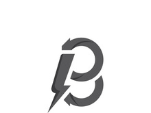 B letter logo template vector illustration