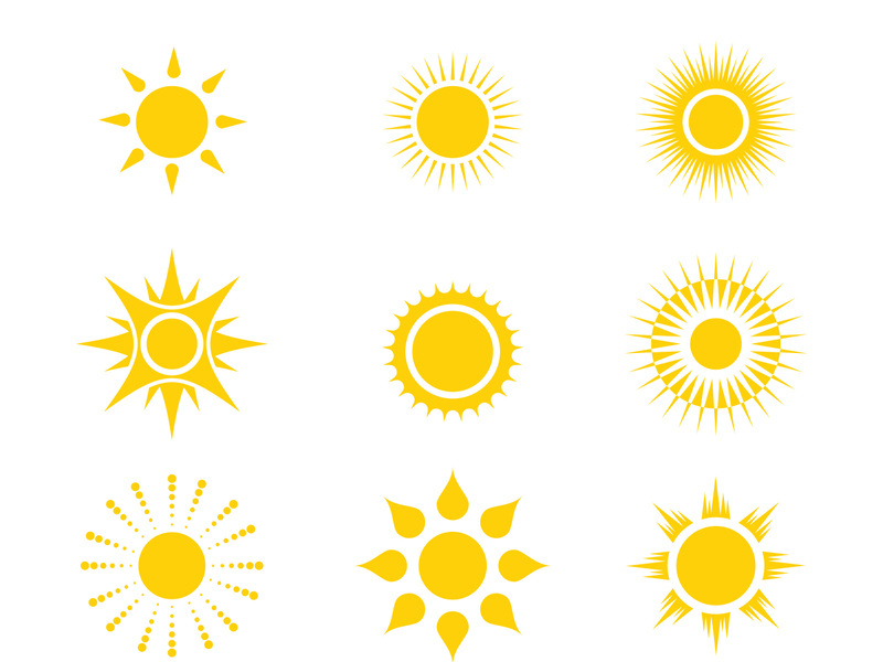 Sun Vector illustration Icon