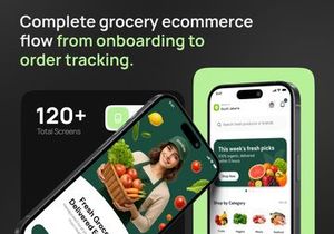 Groceria - Grocery App UI Kit with AI Grocery Planner