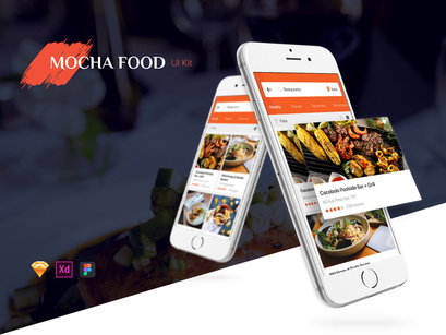 Food Mobile App UI Kit