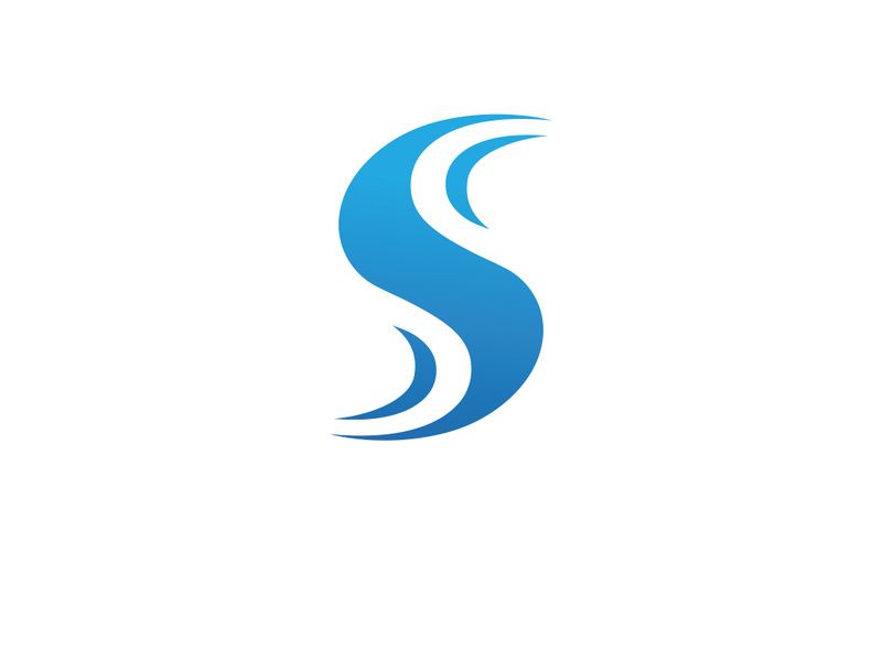 S logo vector letter template