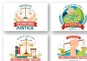 15 World Day for International Justice Illustration