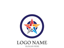 Star icon template vector illustration design