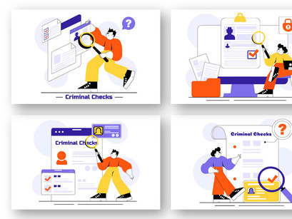 9 Criminal Checks Illustration
