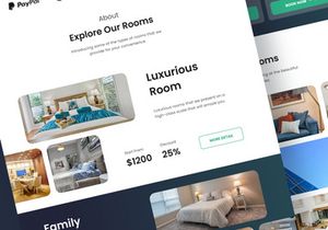 Habitación - Booking Hotel Landing Page