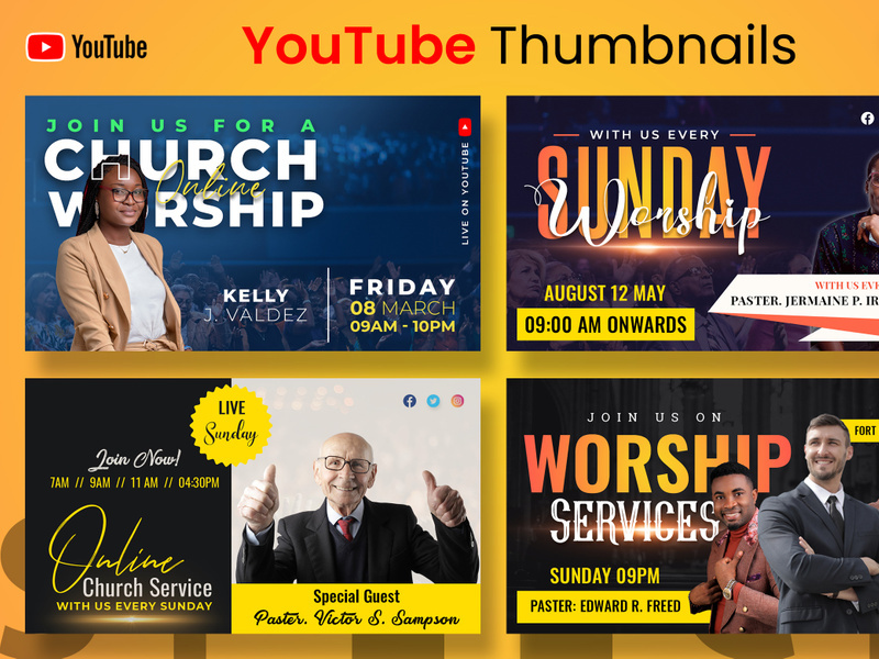 Church Speech Youtube Thumbnails