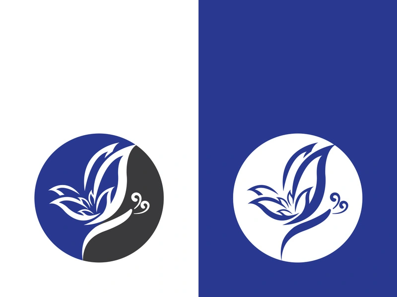 Beauty butterfly vector icon design