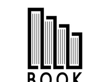 book stairs logo, or library for bookstores, book companies, publishers, encyclopedias, libraries, education, digital books, vectors