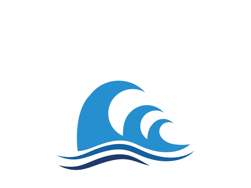 Water wave icon