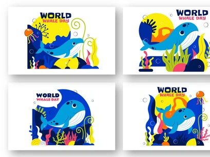 10 World Whale Day Illustration