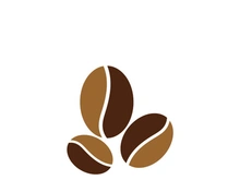 coffee bean icon vector illustration template