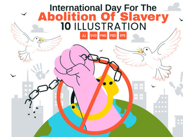 10 Day for the Abolition of Slavery Illustration preview picture