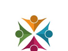 Community logo business template and icon people vector