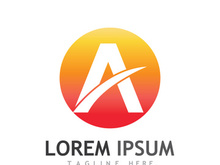 modern and creative initial letter A logo.