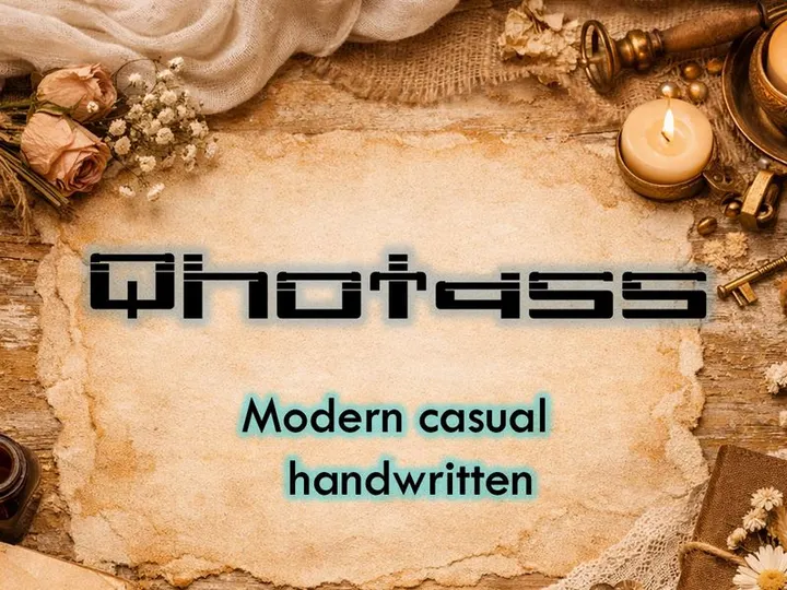 Qhotass – Modern Casual Handwritten Font