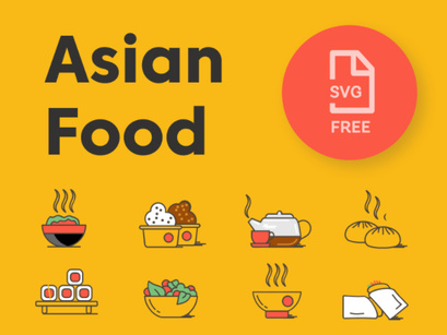 Asian Food Icon Pack
