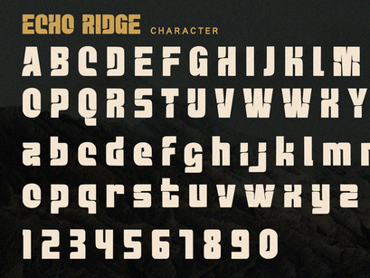 Echo Ridge - Display Sans