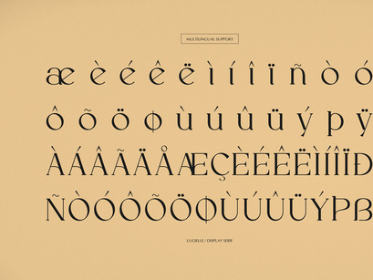 Lugielle | Modern Display Serif