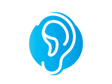 ear Logo Template vector icon preview picture