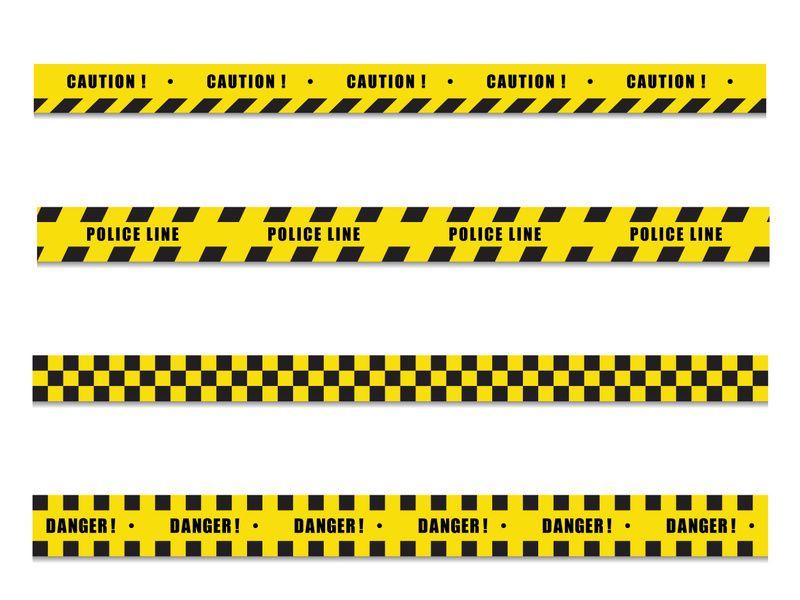 Police line icon design illustration