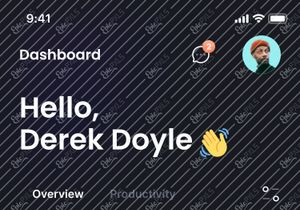 TaskEz Productivity App iOS UI Kit