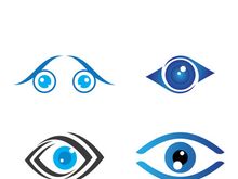 Eye logo icon design template illustration
