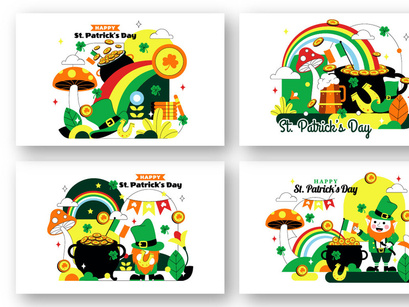 10 Happy St. Patrick's Day Illustration