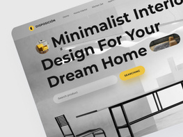 Disposición - Hero Minimalist Decor Landing Page preview picture