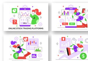 10 Stock Trading Platforms Illustration
