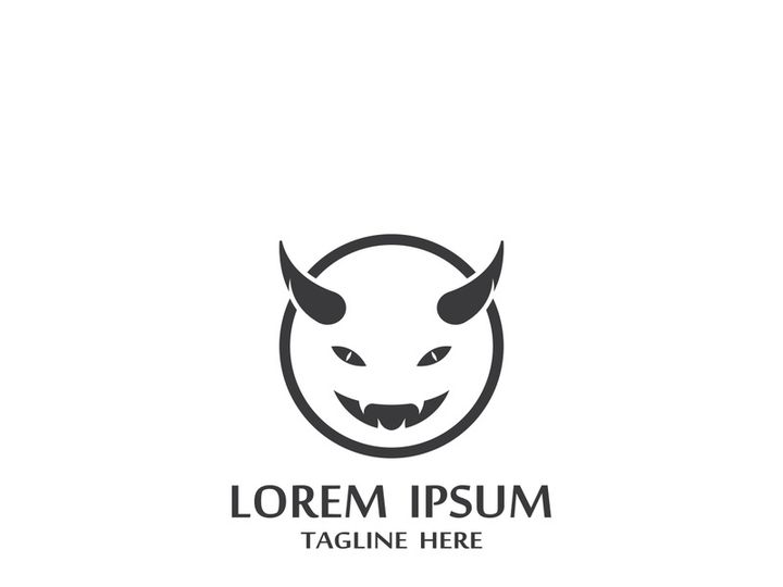 Coffee bean logo design.