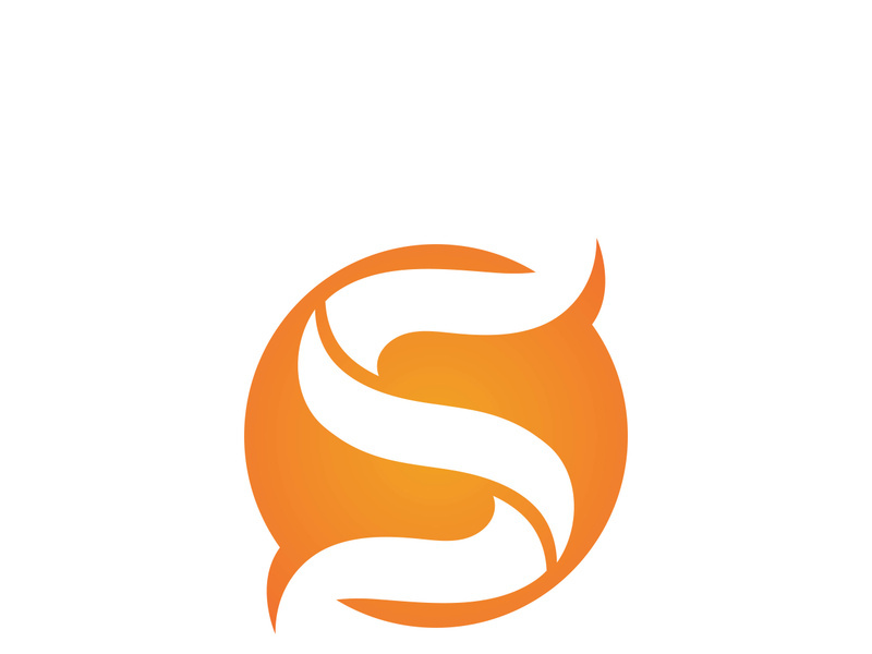 S logo Business corporate letter design vector