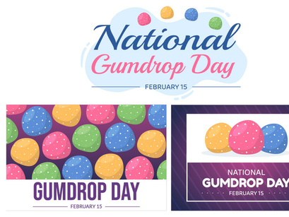 11 National Gumdrop Day Illustration