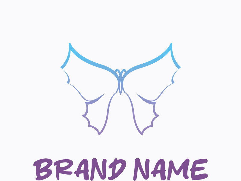 Butterfly logo design