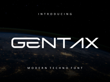 Cover Gentax Modern Font preview picture