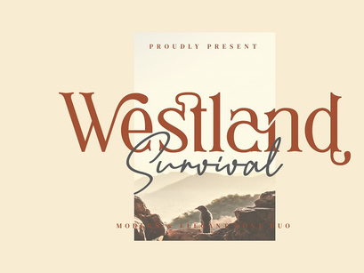 Westland & Survival Font Duo