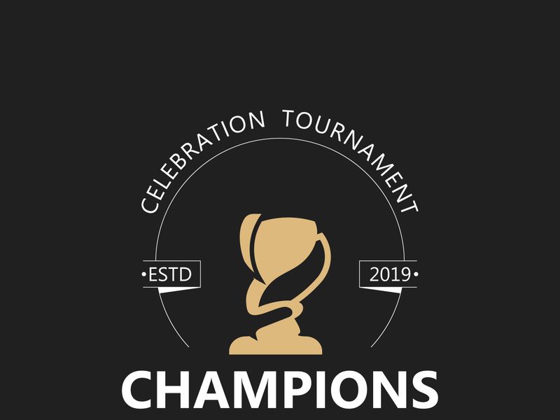 Trophy Logo winner, Sports Tournament Championship Cup Design. minimalist emblem sport, club shop simple icon