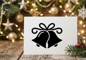 Christmas Bells with Ribbon for Holiday Celebration and Festive Decor