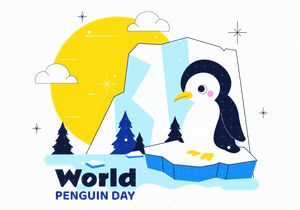 10 World Penguin Day Illustration