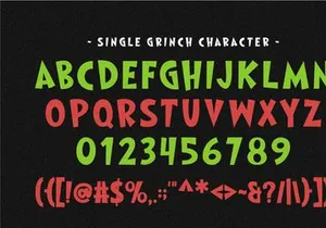 Single Grinch - Christmas Display