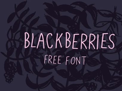 Blackberries Free Font