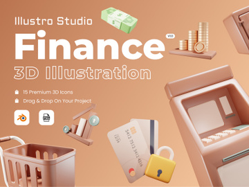 Finance 3d Icon preview picture