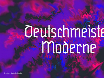 Deutschmeister Free Typeface preview picture